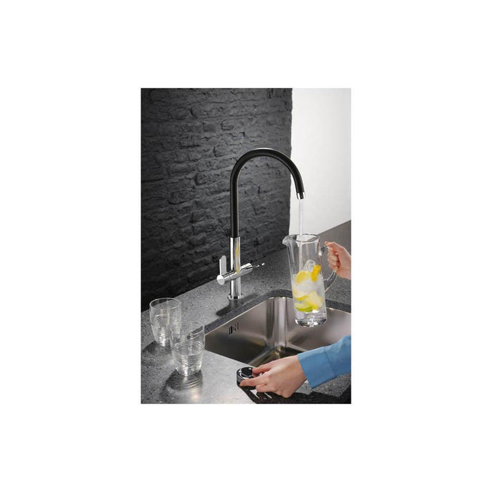 Abode Swich Diverter Valve - Round Handle with Classic Filter - Unbeatable Bathrooms