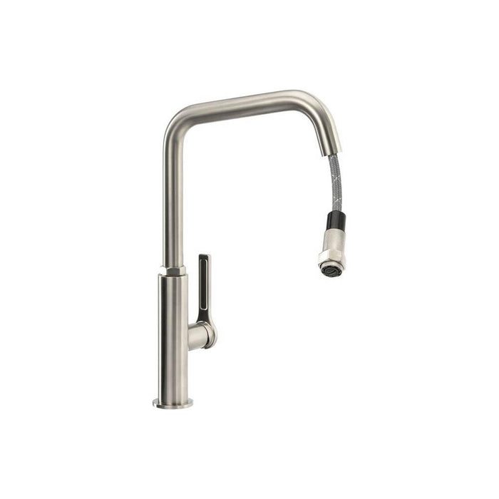 Abode Hex Single Lever Mixer Tap with Pull Out - Unbeatable Bathrooms