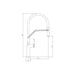 Abode Tubist Professional Mixer Tap with Pull Around - Unbeatable Bathrooms
