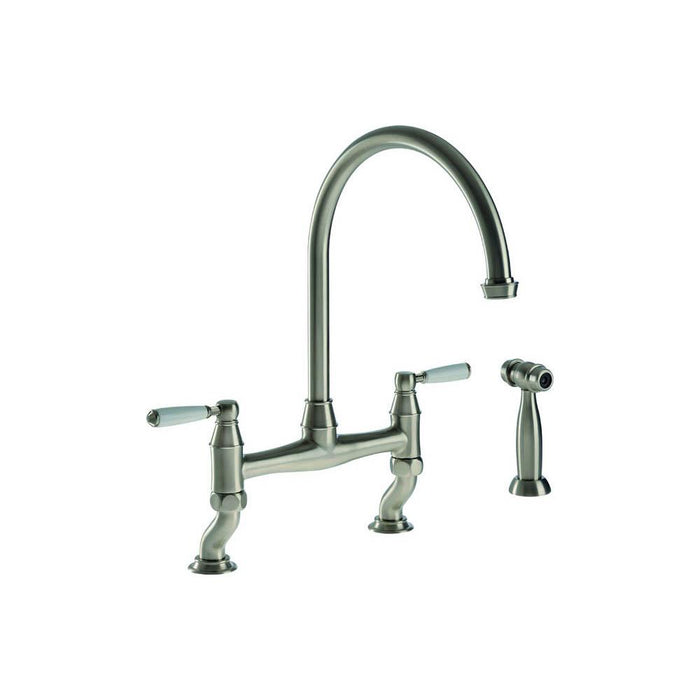 Abode Astbury Bridge Mixer Tap with Handspray - Unbeatable Bathrooms