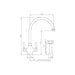 Abode Brompton Monobloc Mixer Tap with Handspray - Unbeatable Bathrooms