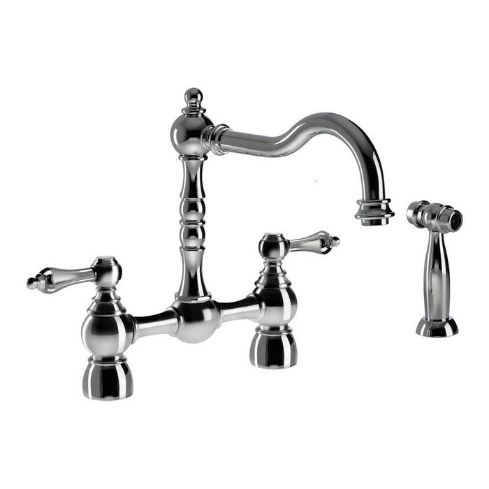 Abode Bayenne Bridge Mixer Tap with Handspray - Unbeatable Bathrooms