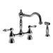 Abode Bayenne Bridge Mixer Tap with Handspray - Unbeatable Bathrooms