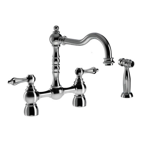 Abode Bayenne Bridge Mixer Tap with Handspray - Unbeatable Bathrooms