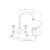 Abode Langley Bridge Mixer Tap with Handspray - Unbeatable Bathrooms