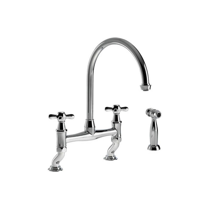 Abode Langley Bridge Mixer Tap with Handspray - Unbeatable Bathrooms