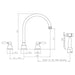 Abode Brompton 3 Part Mixer Tap with Handspray - Unbeatable Bathrooms