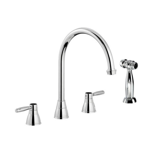 Abode Brompton 3 Part Mixer Tap with Handspray - Unbeatable Bathrooms