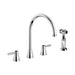 Abode Brompton 3 Part Mixer Tap with Handspray - Unbeatable Bathrooms