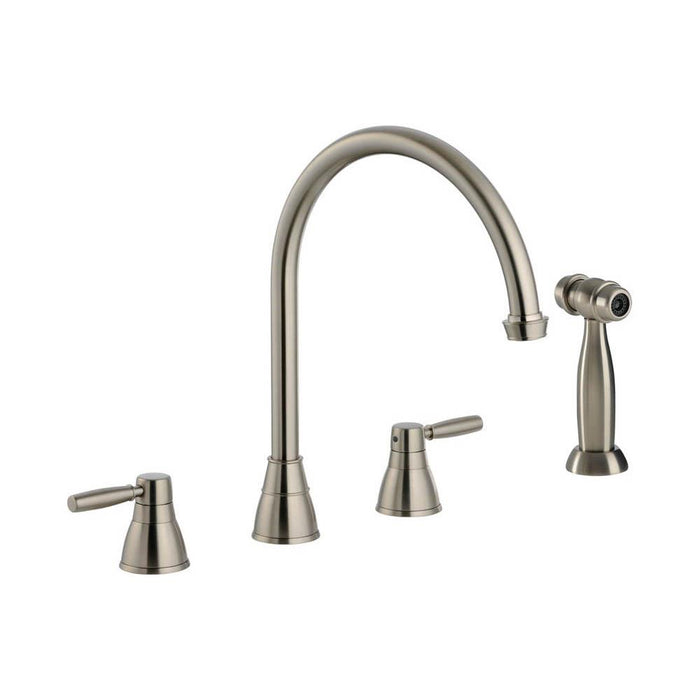 Abode Brompton 3 Part Mixer Tap with Handspray - Unbeatable Bathrooms