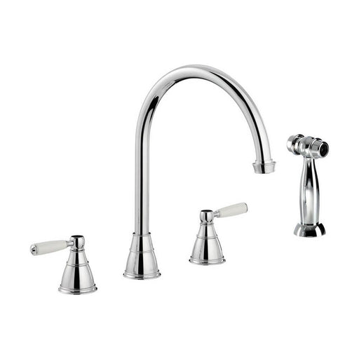 Abode Astbury 3 Part Mixer Tap with Handspray - Unbeatable Bathrooms