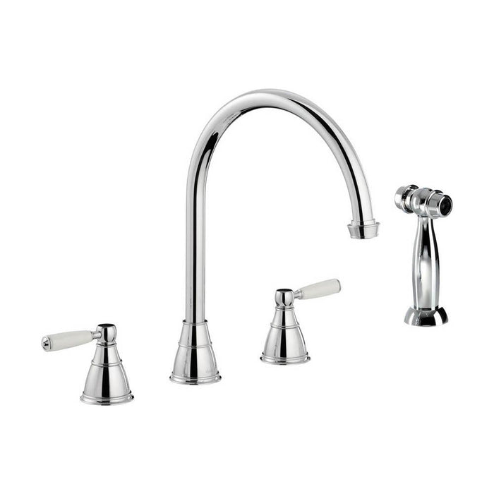 Abode Astbury 3 Part Mixer Tap with Handspray - Unbeatable Bathrooms