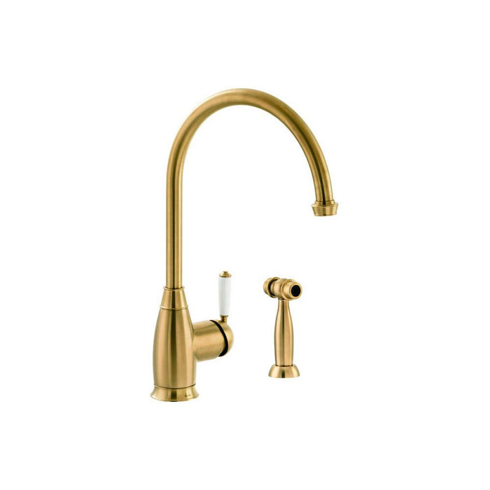 Abode Astbury Single Lever Mixer Tap with Handspray - Unbeatable Bathrooms