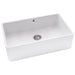Abode Provincial Large 1.0 Bowl White Ceramic Undermount Kitchen Sink - Unbeatable Bathrooms