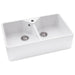 Abode Provincial Large 2.0 Bowl White Ceramic Undermount Kitchen Sink - Unbeatable Bathrooms