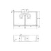 Abode Provincial Large 2.0 Bowl White Ceramic Undermount Kitchen Sink - Unbeatable Bathrooms