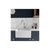 Abode New Belfast 1.0 Bowl White Ceramic Undermount Kitchen Sink - Unbeatable Bathrooms