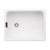 Abode New Belfast 1.0 Bowl White Ceramic Undermount Kitchen Sink - Unbeatable Bathrooms