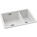 Abode Sandon 1.5 Bowl White Ceramic Undermount/Inset Kitchen Sink - Unbeatable Bathrooms