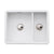 Abode Sandon 1.5 Bowl White Ceramic Undermount/Inset Kitchen Sink - Unbeatable Bathrooms
