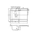 Abode Aspekt 1 Bowel & Drainer Granite Inset Sink - Black Metallic - Unbeatable Bathrooms