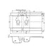 Abode Aspekt 1.5 Bowel & Drainer Granite Inset Sink - Black Metallic - Unbeatable Bathrooms