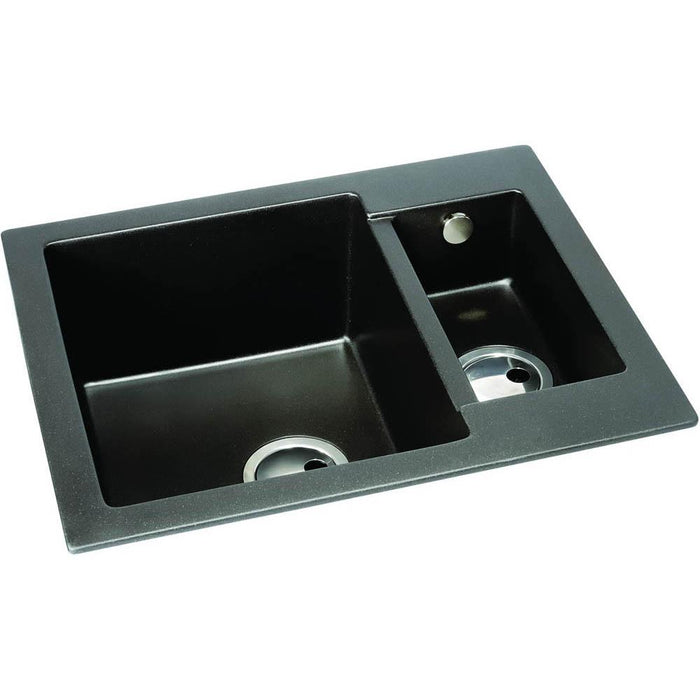 Abode Zero 1.5 Bowel Granite Inset Sink - Unbeatable Bathrooms
