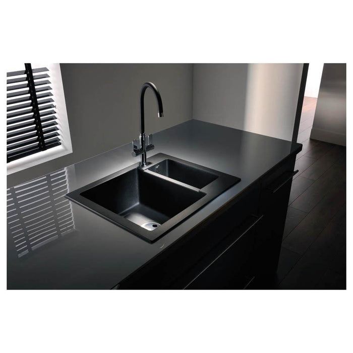 Abode Zero 1.5 Bowel Granite Inset Sink - Unbeatable Bathrooms