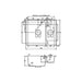 Abode Zero 1.5 Bowel Granite Inset Sink - Unbeatable Bathrooms