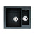 Abode Zero 1.5 Bowel Granite Inset Sink - Unbeatable Bathrooms
