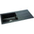 Abode Zero 1 Bowel & Drainer Granite Inset Sink - Unbeatable Bathrooms
