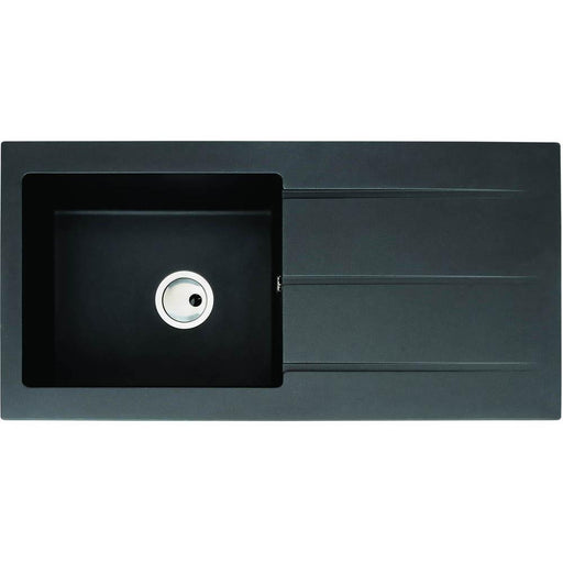 Abode Zero 1 Bowel & Drainer Granite Inset Sink - Unbeatable Bathrooms