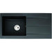 Abode Zero 1 Bowel & Drainer Granite Inset Sink - Unbeatable Bathrooms