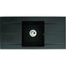 Abode Zero 1 Bowel & Double Drainer Granite Inset Sink - Unbeatable Bathrooms