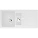 Abode Zero 1.5 Bowel & Drainer Granite Inset Sink - Unbeatable Bathrooms