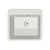 Abode Matrix GR10 1 Bowel Granite Inset Sink - Unbeatable Bathrooms
