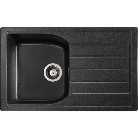 Abode Oriel 1 Bowel & Drainer Granite Inset Sink - Unbeatable Bathrooms