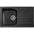 Abode Oriel 1 Bowel & Drainer Granite Inset Sink - Unbeatable Bathrooms