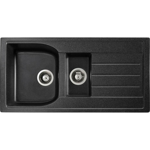 Abode Oriel 1.5 Bowel & Drainer Granite Inset Sink - Unbeatable Bathrooms