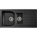 Abode Oriel 1.5 Bowel & Drainer Granite Inset Sink - Unbeatable Bathrooms