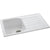 Abode Oriel 1 Bowel & Drainer Granite Inset Sink - Unbeatable Bathrooms