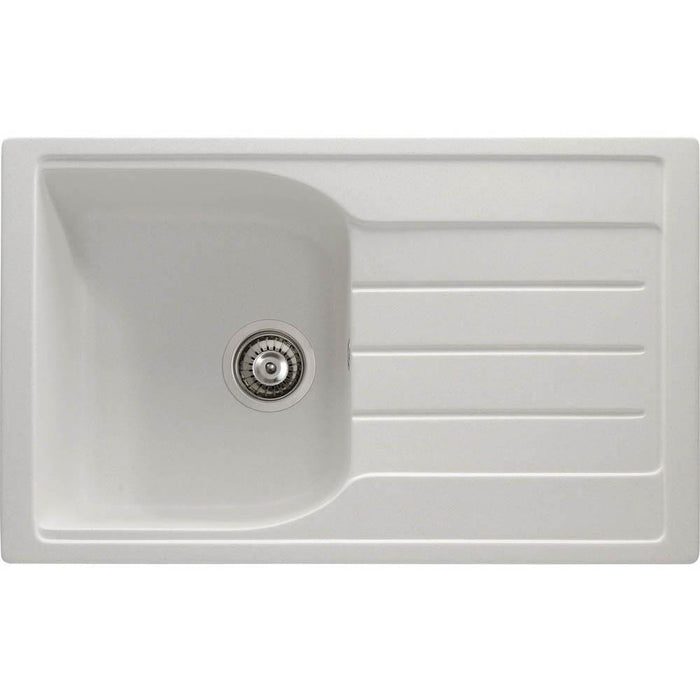 Abode Oriel 1 Bowel & Drainer Granite Inset Sink - Unbeatable Bathrooms