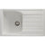 Abode Oriel 1 Bowel & Drainer Granite Inset Sink - Unbeatable Bathrooms