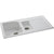 Abode Oriel 1.5 Bowel & Drainer Granite Inset Sink - Unbeatable Bathrooms