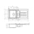 Abode Xcite 1.5 Bowel & Drainer Granite Inset Sink - Frost White - Unbeatable Bathrooms