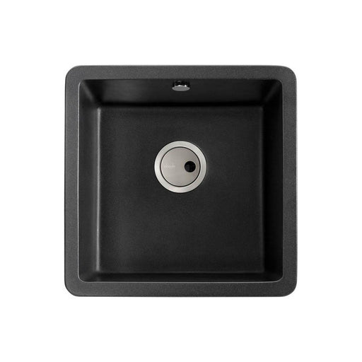 Abode Matrix Sq GR15 1 Bowel Granite Inset/Undermount Sink - Unbeatable Bathrooms