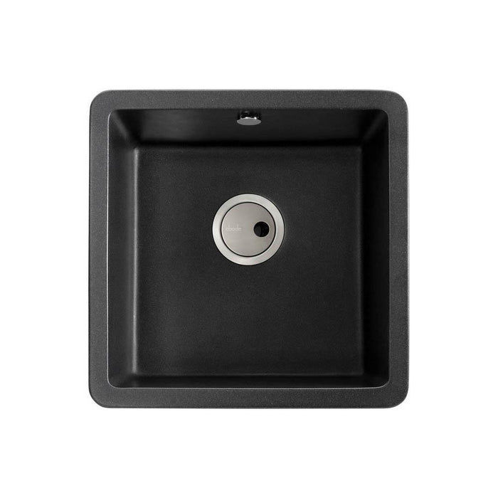 Abode Matrix Sq GR15 1 Bowel Granite Inset/Undermount Sink - Unbeatable Bathrooms