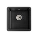 Abode Matrix Sq GR15 1 Bowel Granite Inset/Undermount Sink - Unbeatable Bathrooms