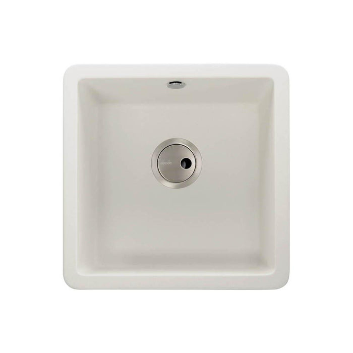 Abode Matrix Sq GR15 1 Bowel Granite Inset/Undermount Sink - Unbeatable Bathrooms