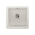 Abode Matrix Sq GR15 1 Bowel Granite Inset/Undermount Sink - Unbeatable Bathrooms
